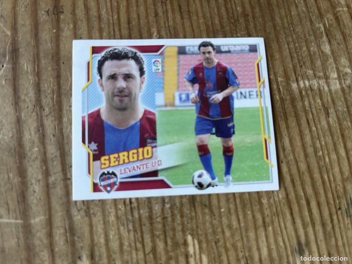 Cromos de f&uacute;tbol: CROMO SIN PEGAR NUNCA PEGADO ALBUM LIGA ESTE 10 11 2010 2011 FICHAJES # 13 SERGIO LEVANTE