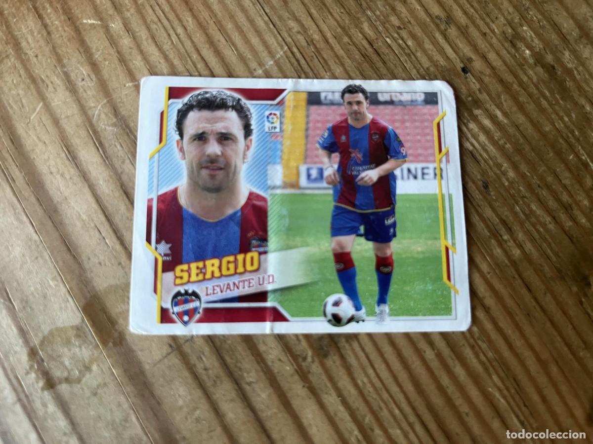 Cromos de f&uacute;tbol: CROMO SIN PEGAR NUNCA PEGADO ALBUM LIGA ESTE 10 11 2010 2011 FICHAJES # 13 SERGIO LEVANTE