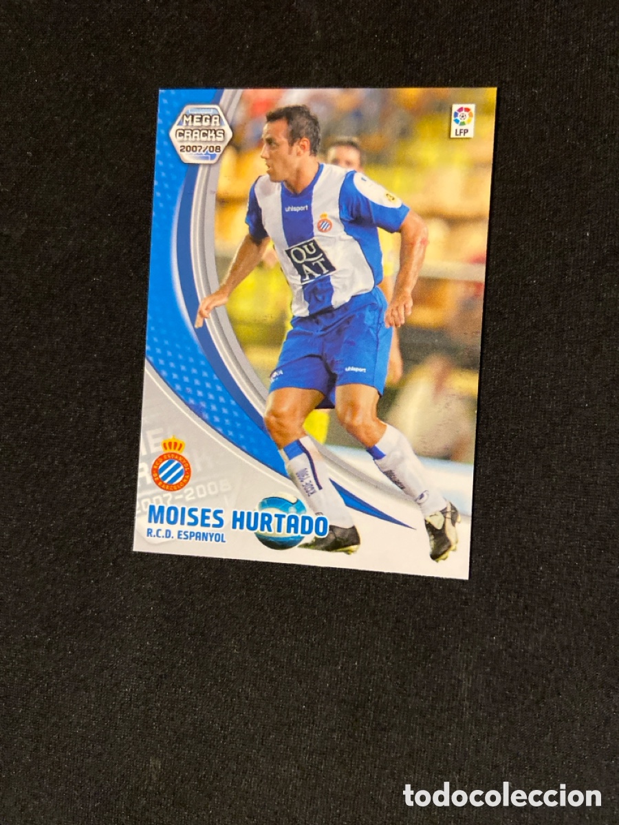Football Stickers: MOISES HURTADO 118 (ESPANYOL) PANINI MEGACRACKS 2007-2008 07 08 CROMO CARTA M-3