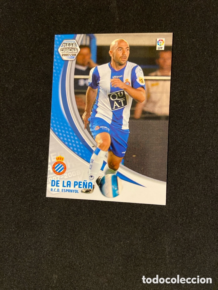 Football Stickers: DE LA PE&Ntilde;A 119 (ESPANYOL) PANINI MEGACRACKS 2007-2008 07 08 CROMO CARTA M-3