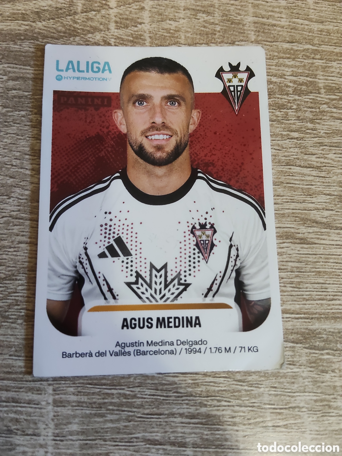 Football Stickers: Panini la liga hypermotion 2025 2026 25 26 12 Agus Medina Albacete