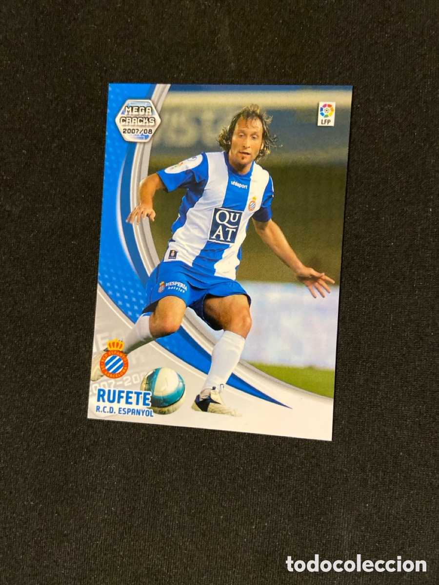 Football Stickers: RUFETE 121 (ESPANYOL) PANINI MEGACRACKS 2007-2008 07 08 CROMO CARTA M-3