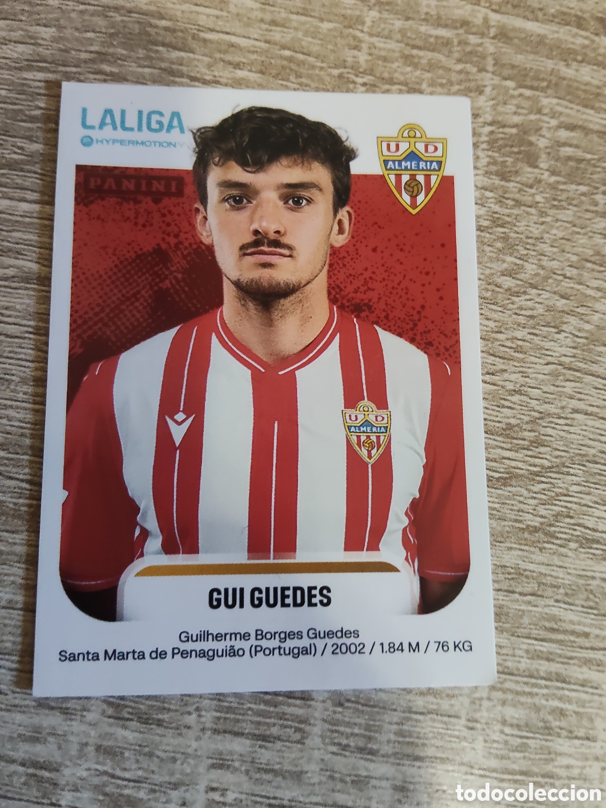 Football Stickers: Panini la liga hypermotion 2025 2026 25 26 31 Gui Guedes Almer&iacute;a