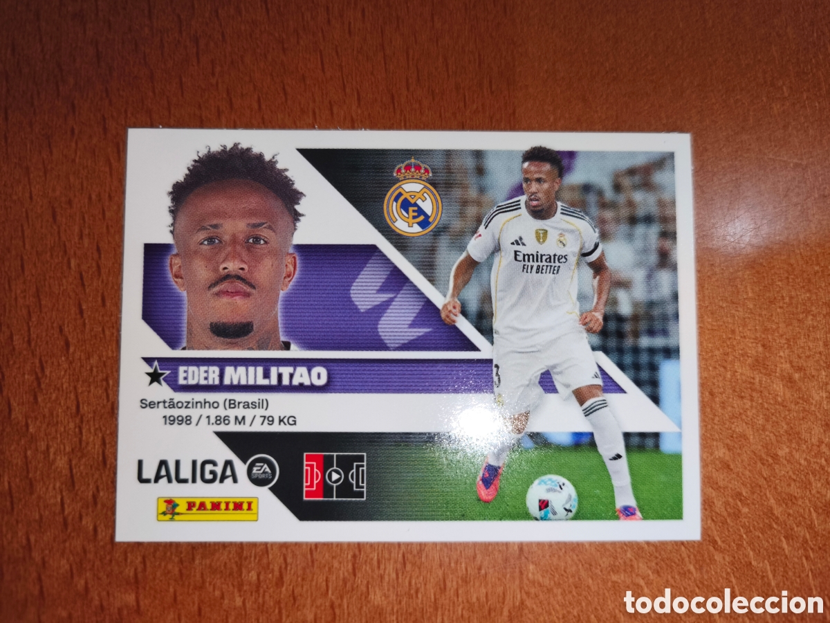 Cromos de f&uacute;tbol: Militao n&deg;6 liga este 26/27 Real Madrid