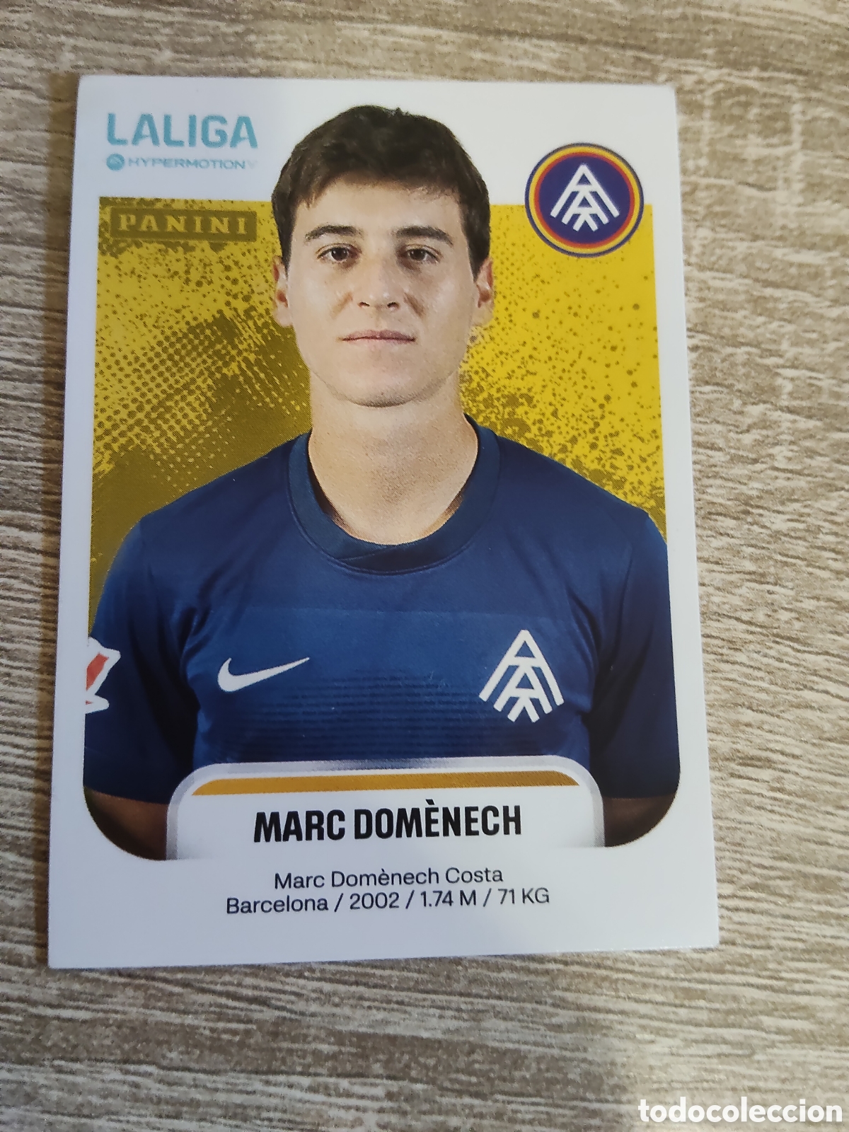 Cromos de f&uacute;tbol: Panini la liga hypermotion 2025 2026 25 26 52 Marc Domenech Andorra