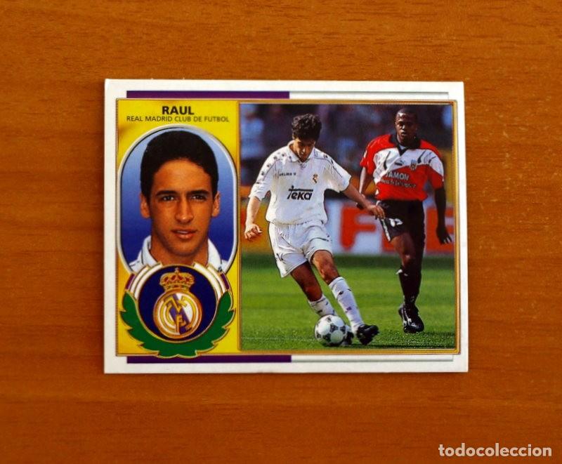 Cromos de f&uacute;tbol: Real Madrid - Ra&uacute;l - Ediciones Este Liga 1996-1997, 96-97 - Nunca Pegado