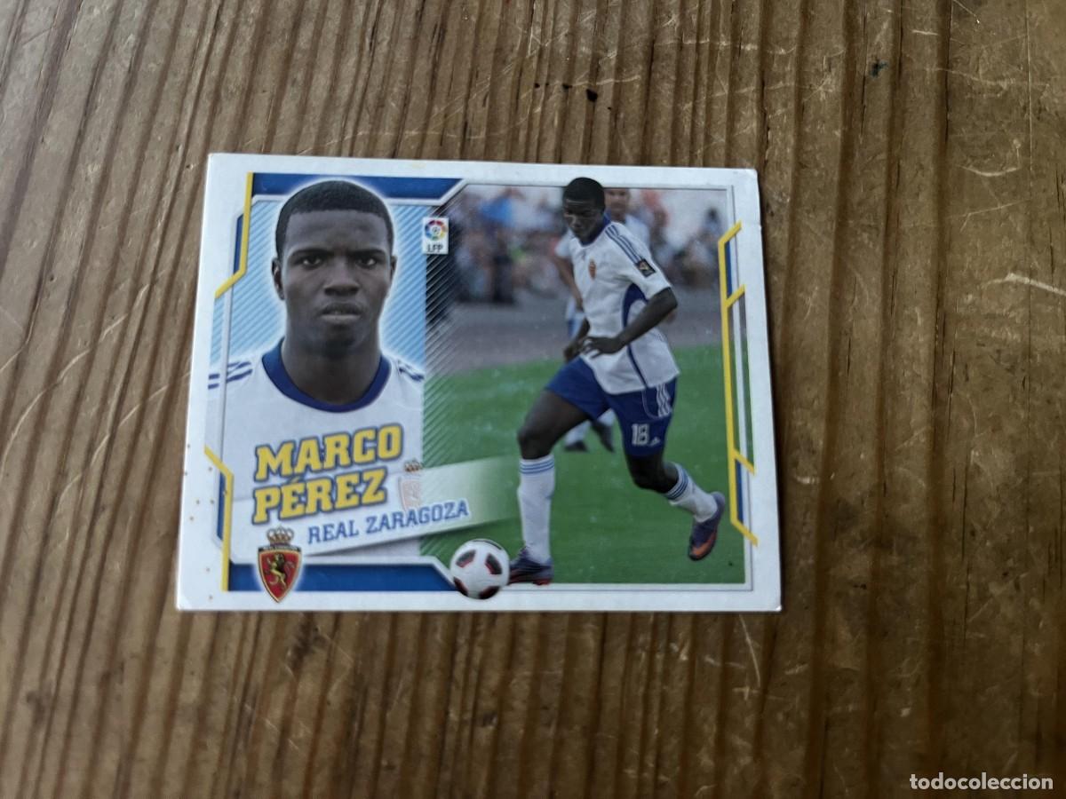 Cromos de f&uacute;tbol: CROMO SIN PEGAR NUNCA PEGADO LIGA ESTE 10 11 2010 2011 COLOCA # 16B MARCO PEREZ ZARAGOZA