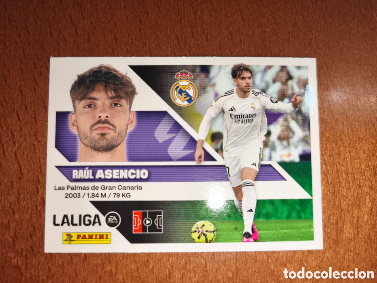 Cromos de f&uacute;tbol: Asencio n&deg;7 liga este 26/27 Real Madrid