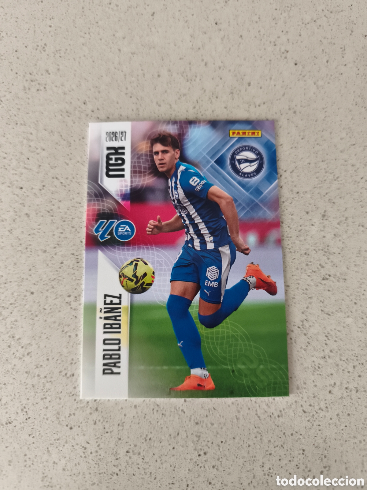 Cromos de f&uacute;tbol: CARTA N&Uacute;MERO 31 PABLO IB&Aacute;&Ntilde;EZ ALAV&Eacute;S. MEGACRACKS 26/27. PANINI.
