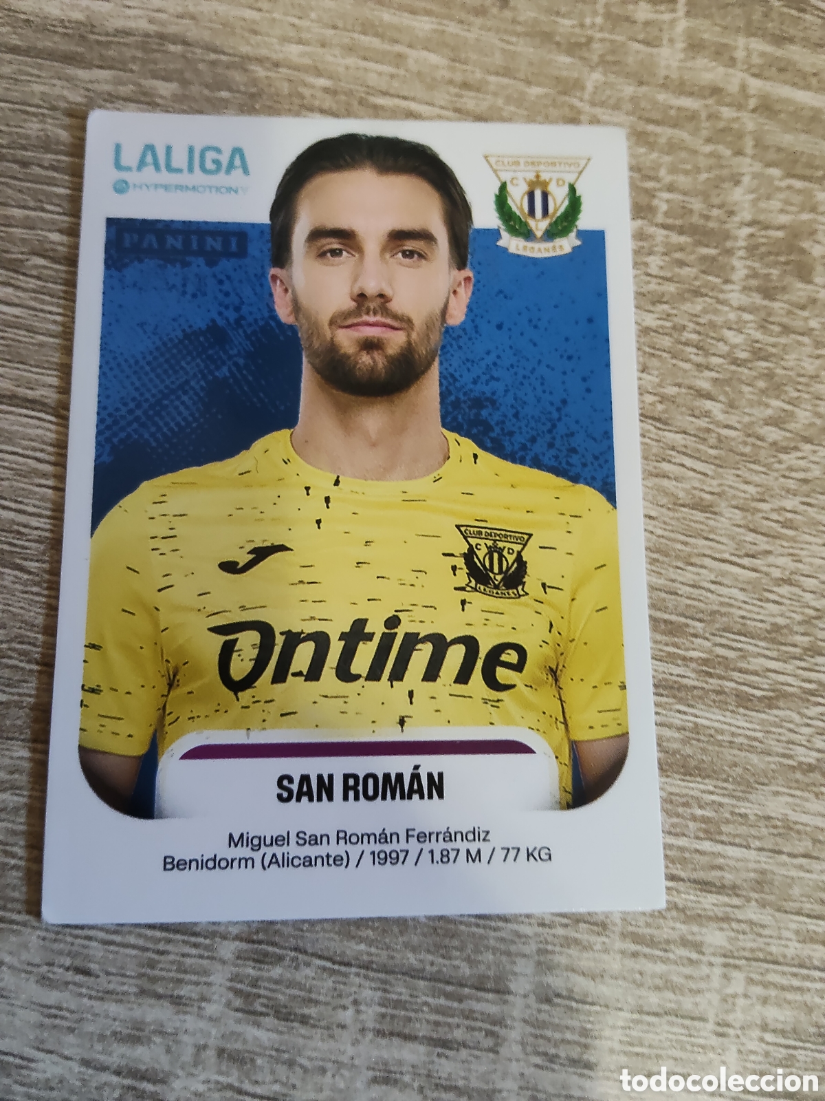 Cromos de f&uacute;tbol: Panini la liga hypermotion 2025 2026 25 26 271 San Rom&aacute;n Legan&eacute;s
