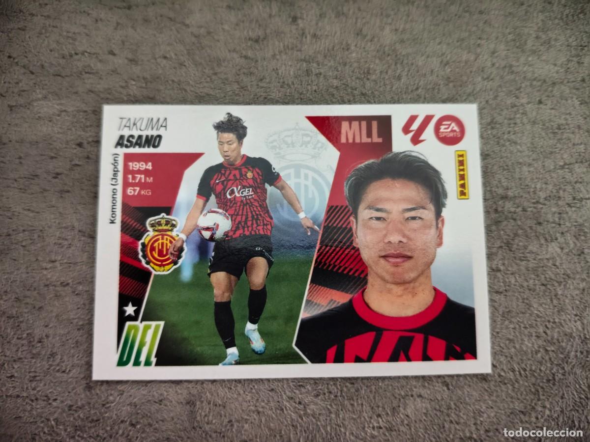 Fu&szlig;ball-Sticker: Cromo 18 TAKUMA ASANO RCD MALLORCA. Colecci&oacute;n LALIGA F&uacute;tbol 2025-2026 PANINI Nuevo