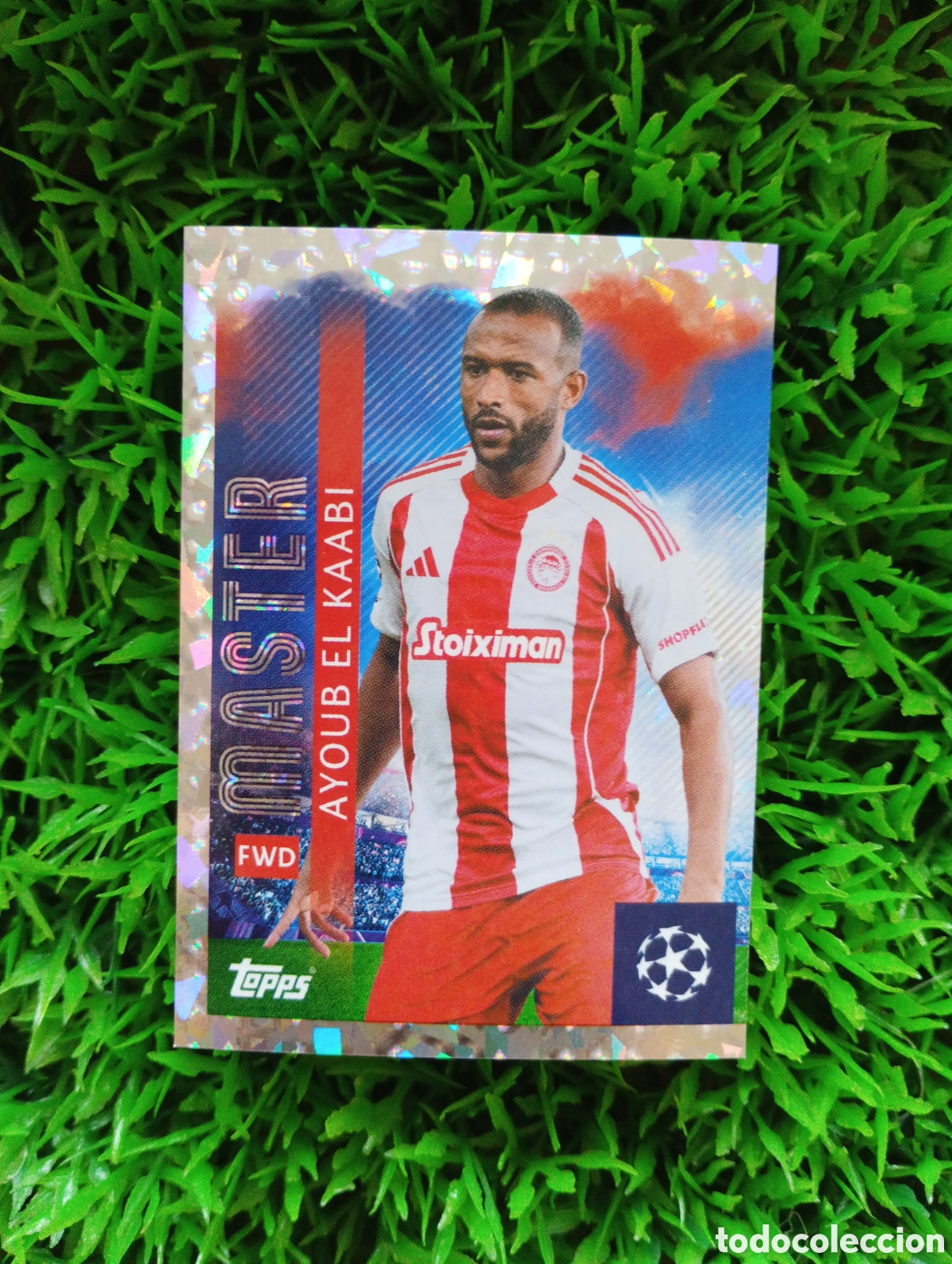 Football Stickers: El Kaabi Olympiacos MASTER Champions League 25-26 # 332 NUNCA PEGADO