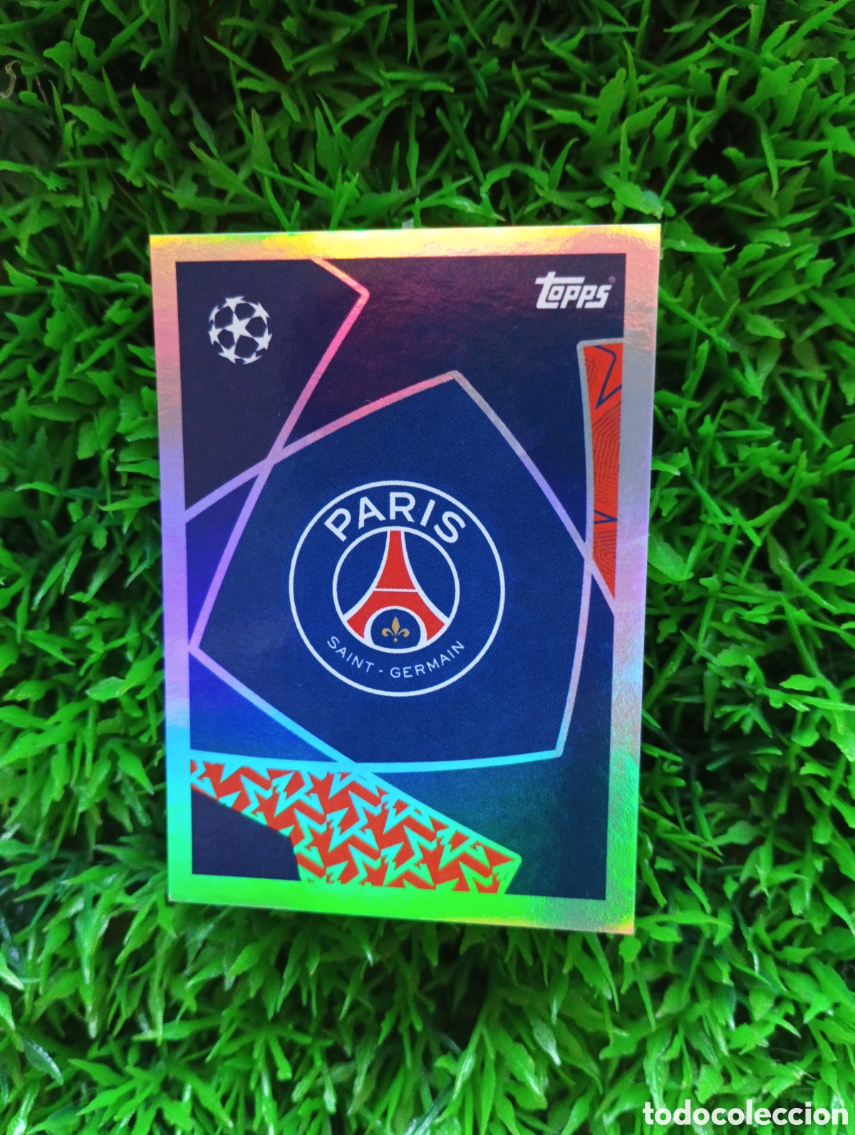 Fu&szlig;ball-Sticker: Escudo Paris Saint-Germain Champions League 25-26 # 354 NUNCA PEGADO