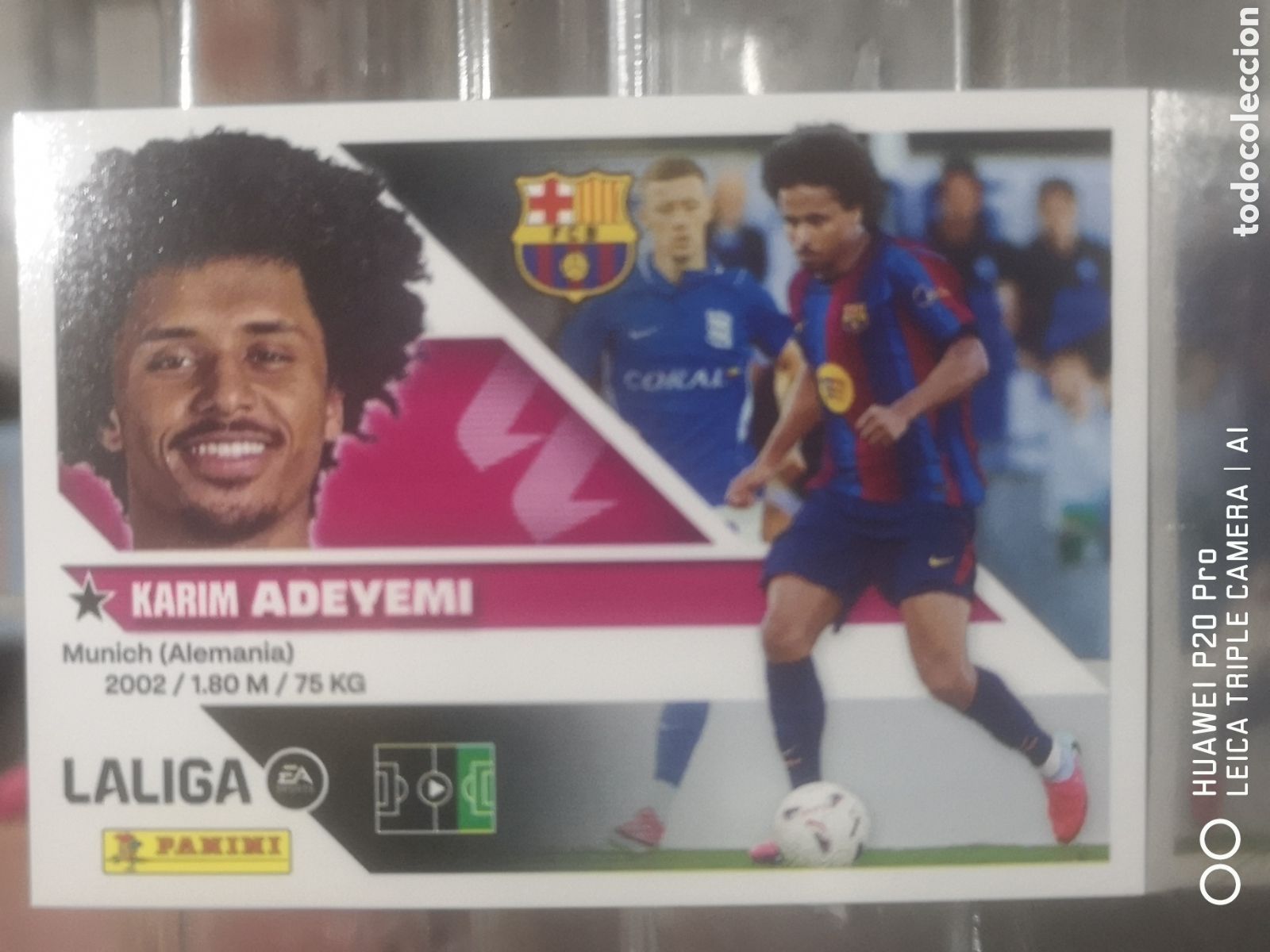 Cromos de f&uacute;tbol: LIGA ESTE 2026 2027 2026 27 ULTIMOS FICHAJES ADEYEMI 19 BARCELONA