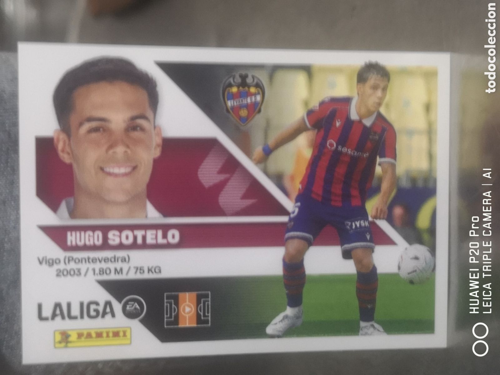 Cartes &agrave; collectionner de Football: LIGA ESTE 2026 2027 2026 27 ULTIMOS FICHAJES SOTELO 13 LEVANTE
