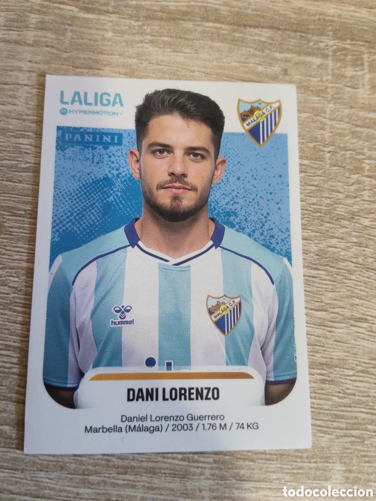 Cromos de Futebol: Panini la liga hypermotion 2025 2026 25 26 299 A Dani Lorenzo M&aacute;laga