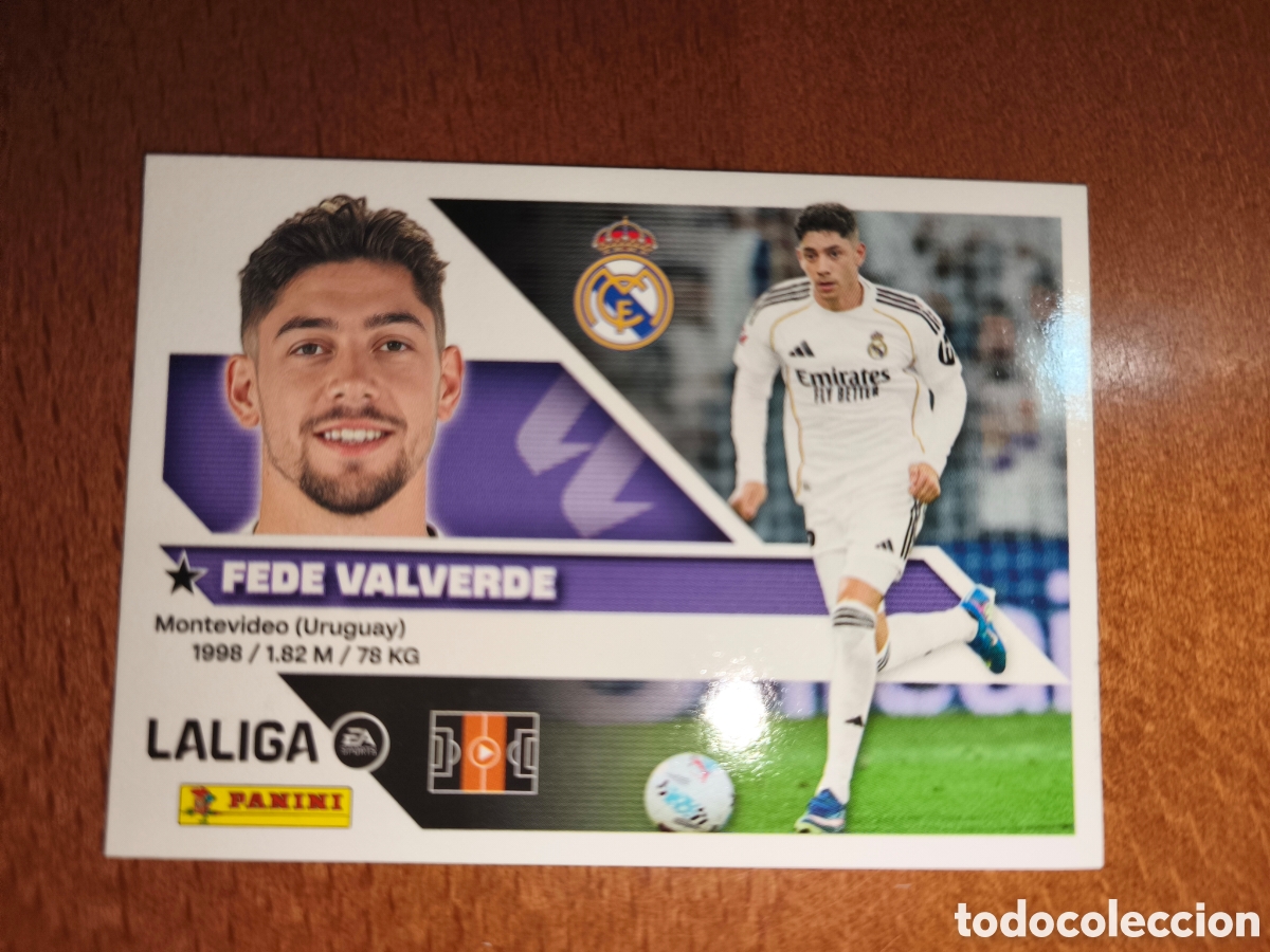 Figurine di Calcio: Fede Valverde n&deg;12 liga este 26/27 Real Madrid