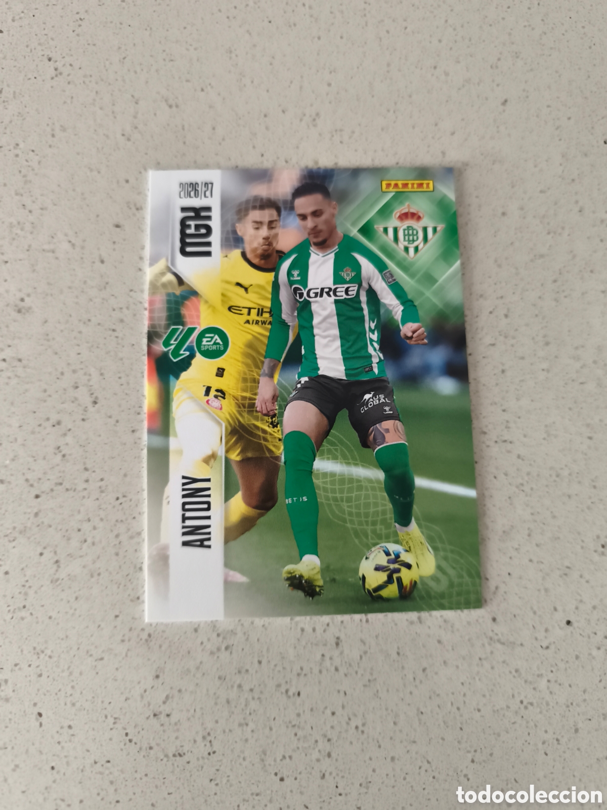Cromos de f&uacute;tbol: CARTA N&Uacute;MERO 106 ANTONY BETIS. MEGACRACKS 26/27. PANINI.