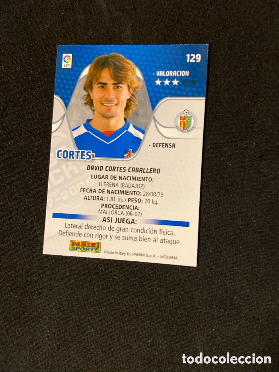 Cromos de f&uacute;tbol: CORTES 129 (GETAFE) MEGA - Foto 2
