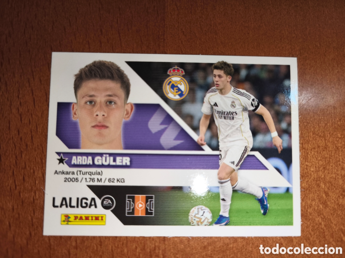 Cromos de f&uacute;tbol: Guler n&deg;15A liga este 26/27 Real Madrid