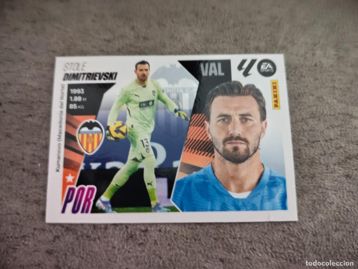 Cromos de f&uacute;tbol: Cromo 3 STOLE DIMITRIEVSKI VALENCIA CF. Colecci&oacute;n LALIGA F&uacute;tbol 2025-2026 PANINI Nuevo
