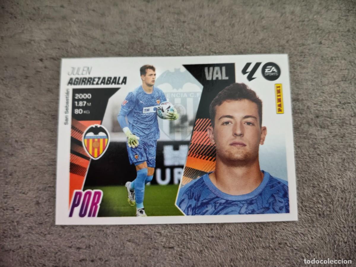 Cromos de f&uacute;tbol: Cromo 4 JULEN AGIRREZABALA VALENCIA CF. Colecci&oacute;n LALIGA F&uacute;tbol 2025-2026 PANINI Nuevo