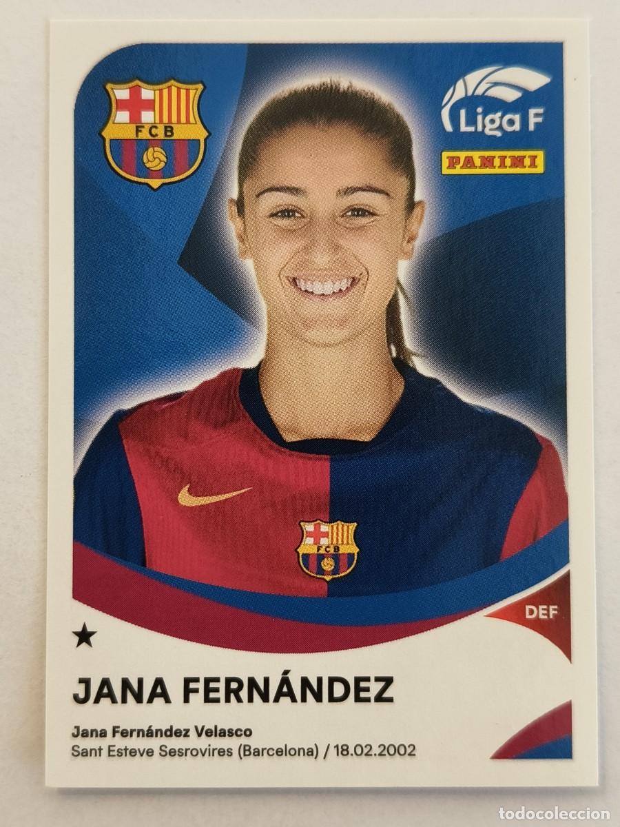 Cromos de f&uacute;tbol: #47B JANA FERNANDEZ (F.C. BARCELONA) LIGA F 2024/2025 PANINI