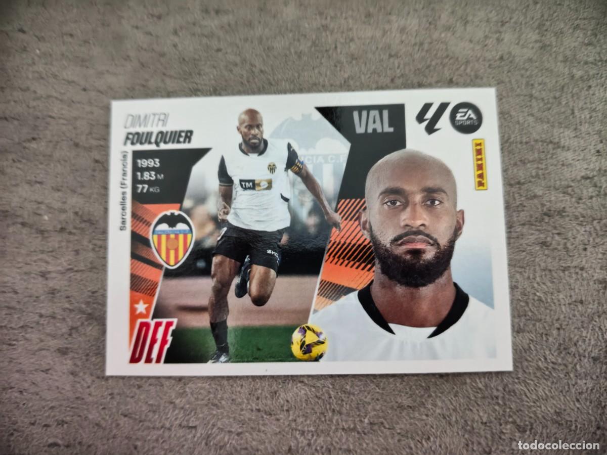 Cromos de f&uacute;tbol: Cromo 5B DIMITRI FOULQUIER VALENCIA CF. Colecci&oacute;n LALIGA F&uacute;tbol 2025-2026 PANINI Nuevo