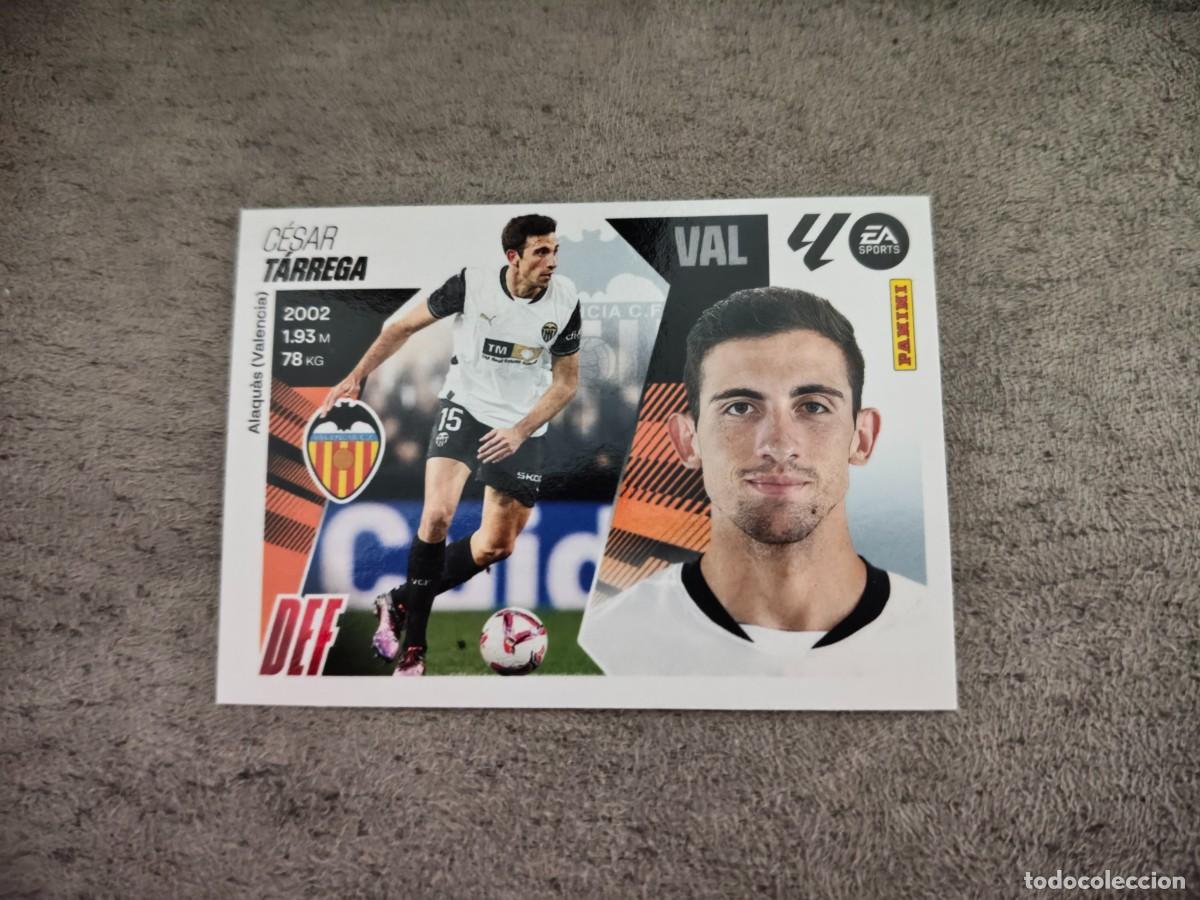 Cromos de f&uacute;tbol: Cromo 8 C&Eacute;SAR T&Aacute;RREGA VALENCIA CF. Colecci&oacute;n LALIGA F&uacute;tbol 2025-2026 PANINI Nuevo