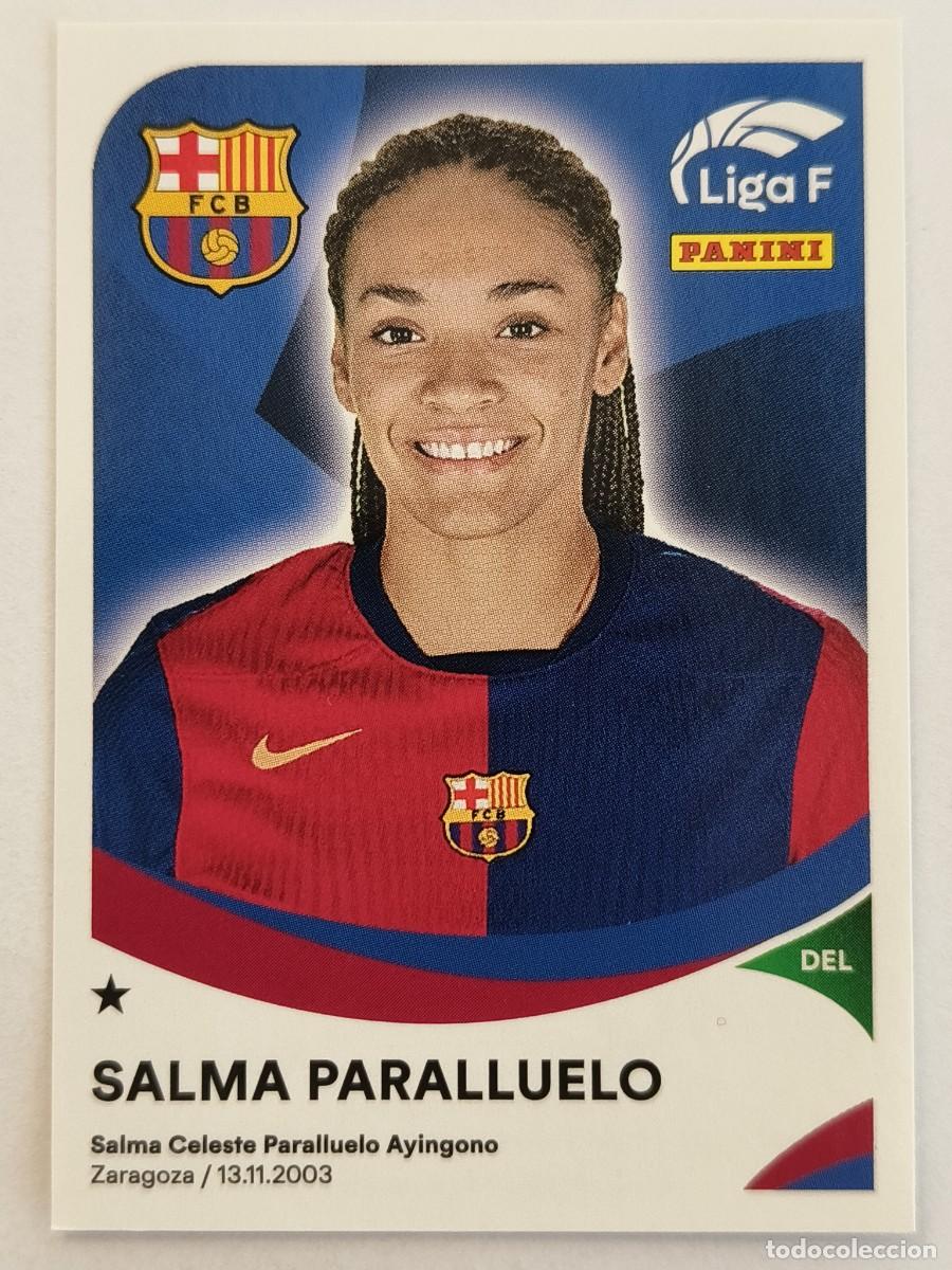 Cromos de f&uacute;tbol: #59 SALMA PARALLUELO (F.C. BARCELONA) LIGA F 2024/2025 PANINI