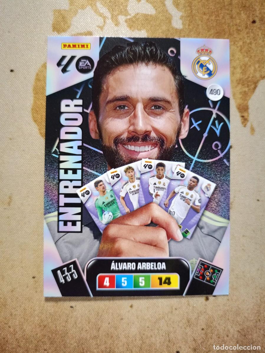 Fu&szlig;ball-Sticker: Entrenador 490 &Aacute;LVARO ARBELOA Adrenalyn 2025-26