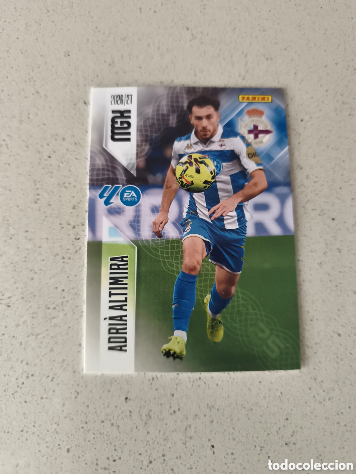 Fu&szlig;ball-Sticker: CARTA N&Uacute;MERO 130 ALTIMIRA DEPORTIVO DE LA CORU&Ntilde;A. MEGACRACKS 26/27. PANINI.
