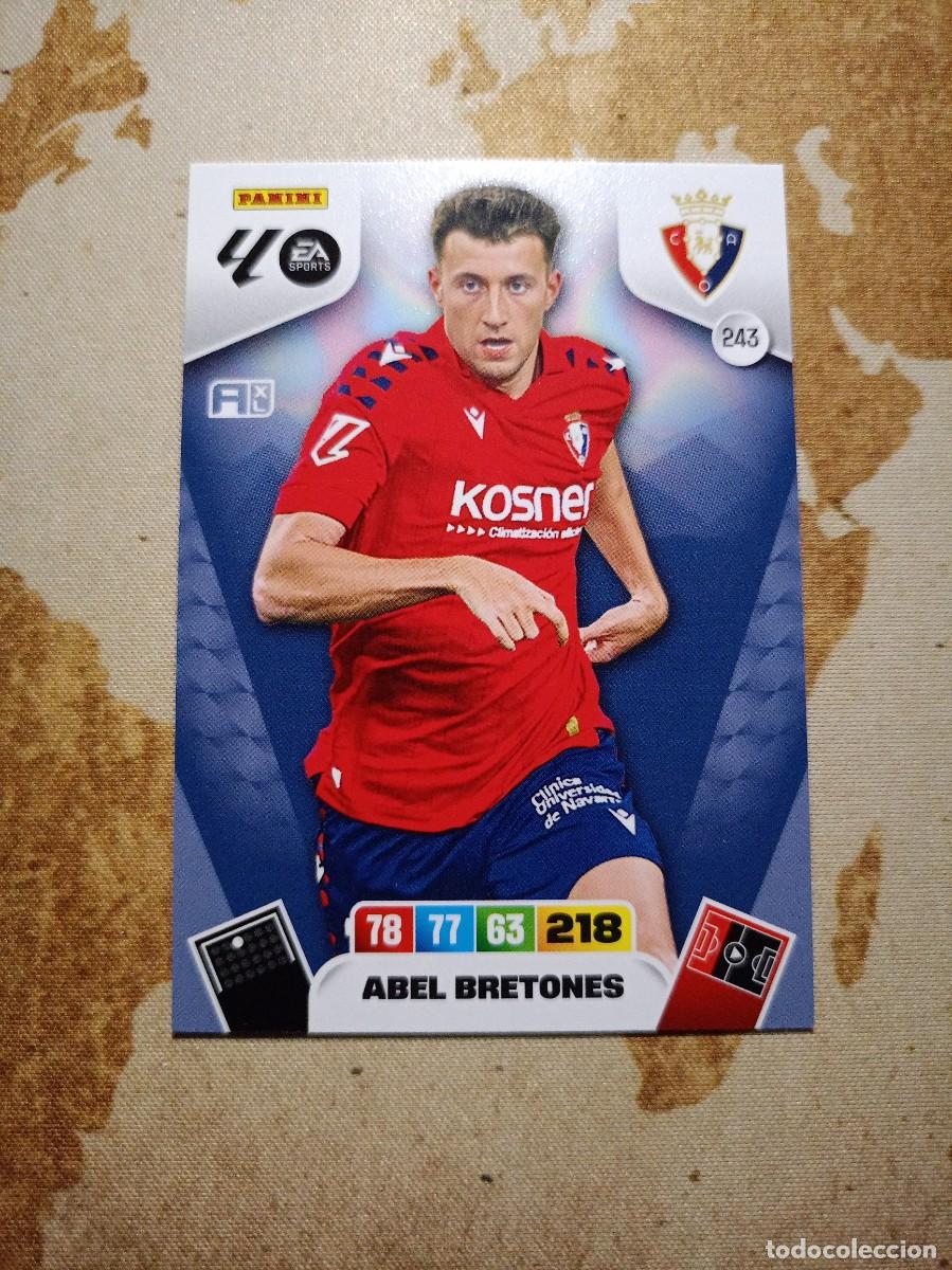 Fu&szlig;ball-Sticker: Osasuna 243 ABEL BRETONES Adrenalyn 2025-26