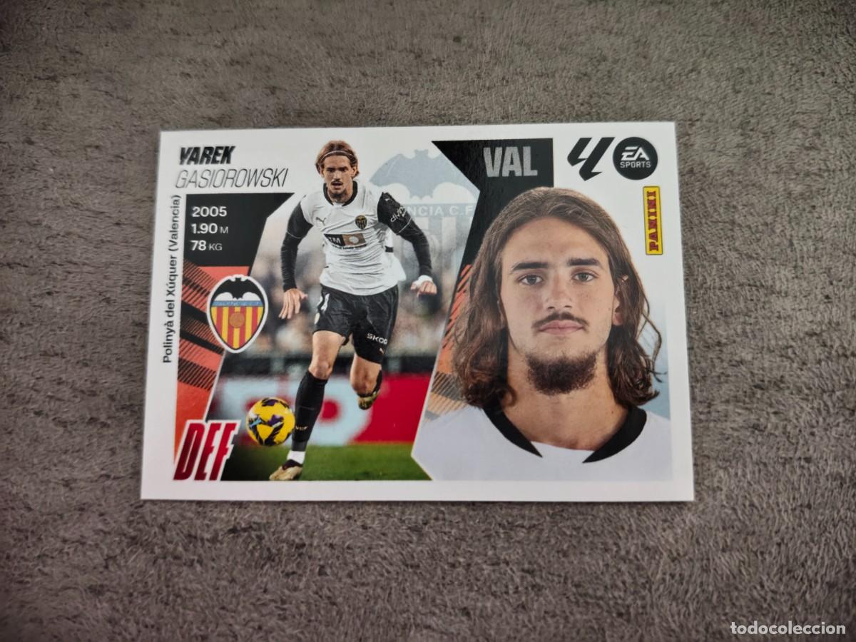 Fu&szlig;ball-Sticker: Cromo 9A YAREK GASIOROWSKI VALENCIA CF. Colecci&oacute;n LALIGA F&uacute;tbol 2025-2026 PANINI Nuevo