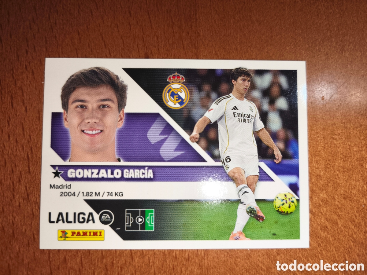 Cromos de f&uacute;tbol: Gonzalo n&deg;17 liga este 26/27 Real Madrid
