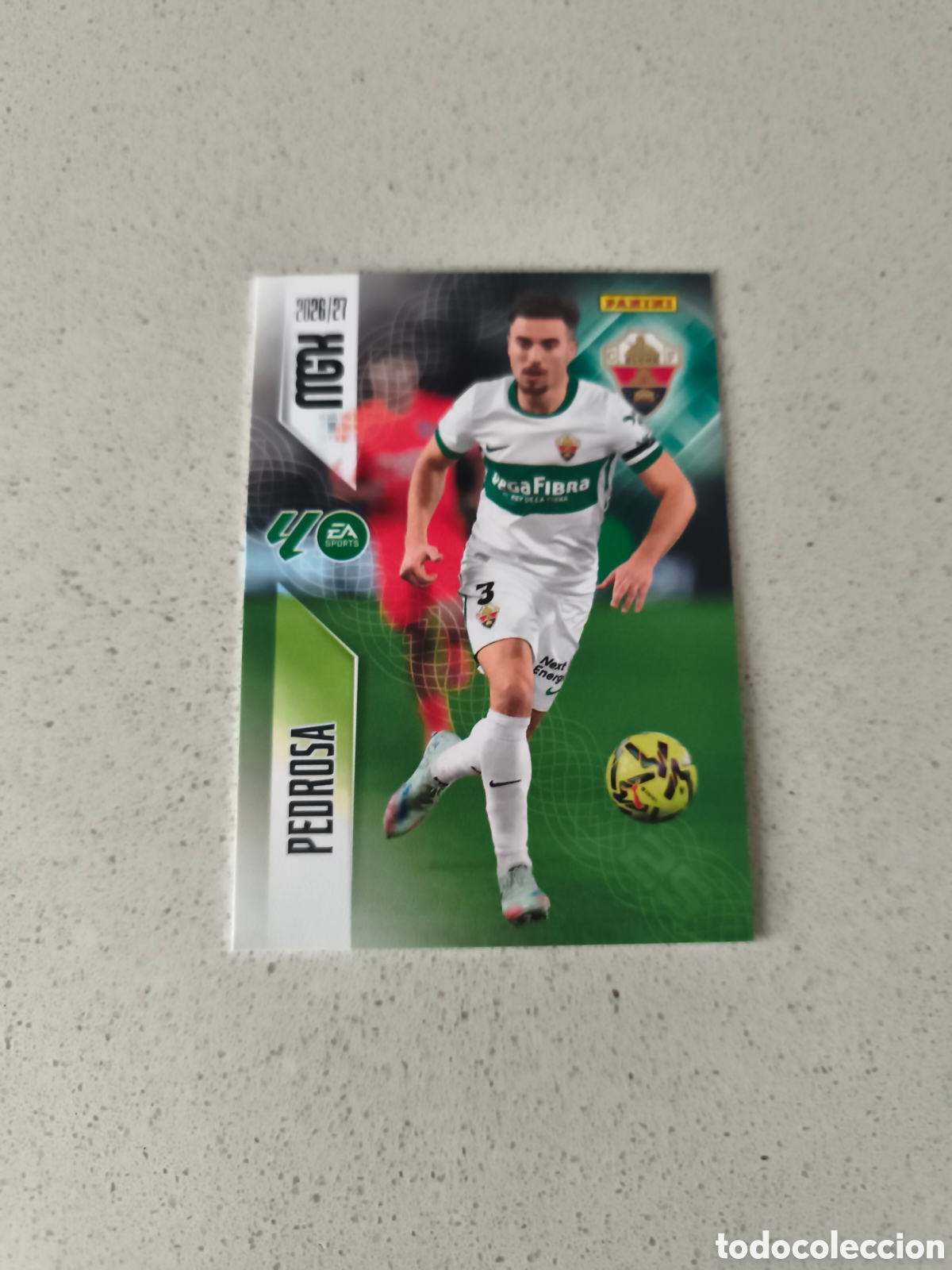 Cromos de f&uacute;tbol: CARTA N&Uacute;MERO 152 PEDROSA ELCHE. MEGACRACKS 26/27. PANINI.