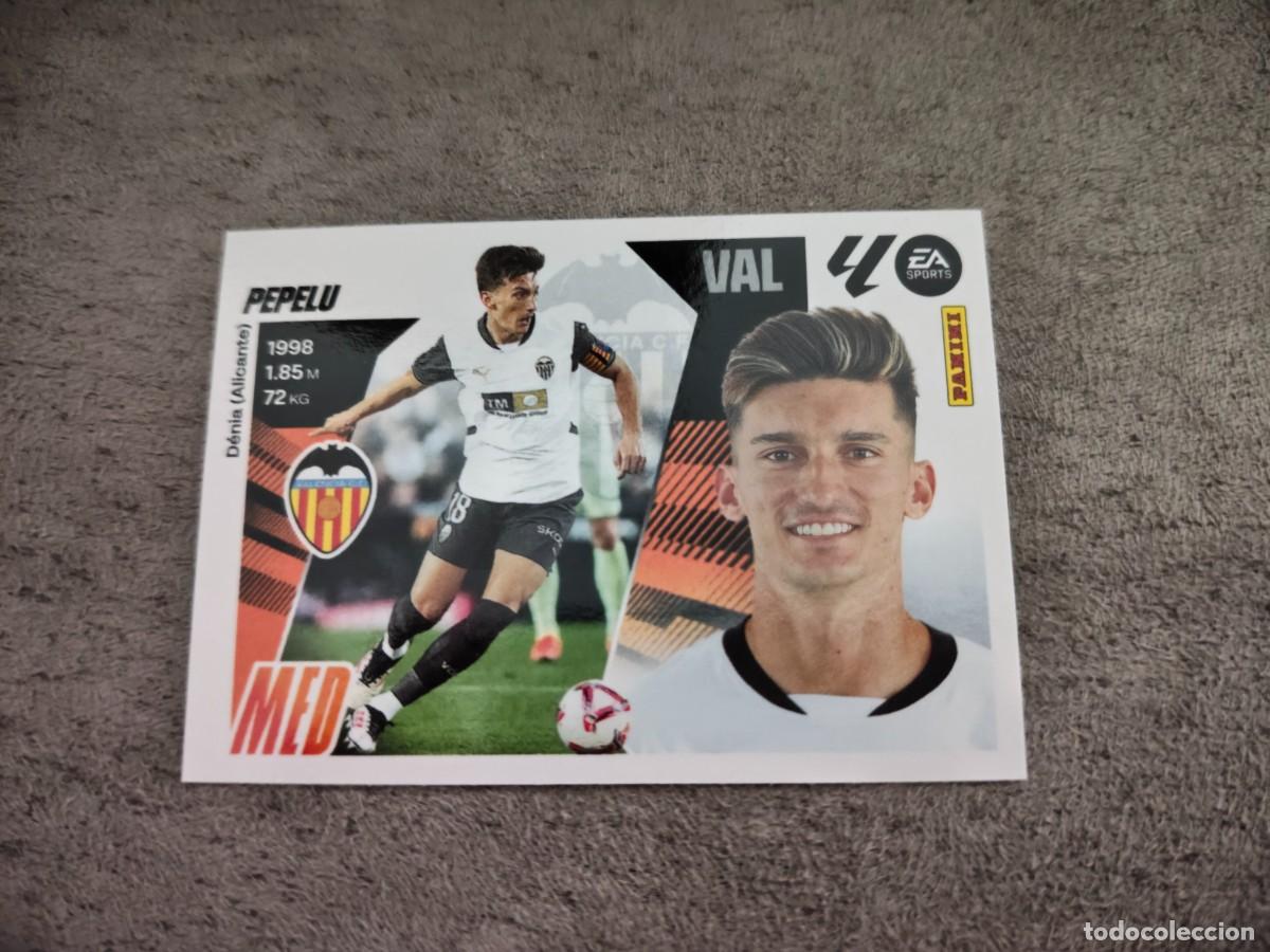 Cromos de f&uacute;tbol: Cromo 13 PEPELU VALENCIA CF. Colecci&oacute;n LALIGA F&uacute;tbol 2025-2026 PANINI Nuevo