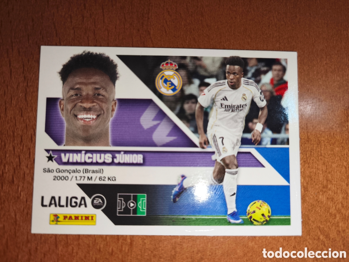 Cromos de f&uacute;tbol: Vinicius n&deg;19 liga este 26/27 Real Madrid