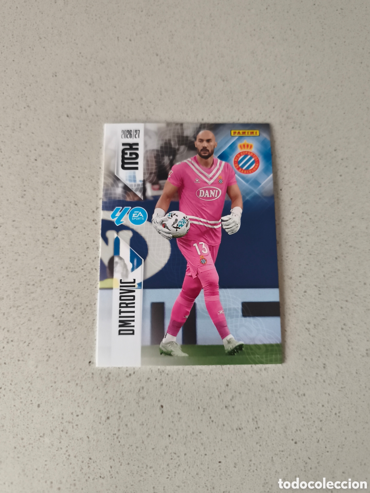 Cromos de f&uacute;tbol: CARTA N&Uacute;MERO 154 DIMITROVIC ESPANYOL. MEGACRACKS 26/27. PANINI.
