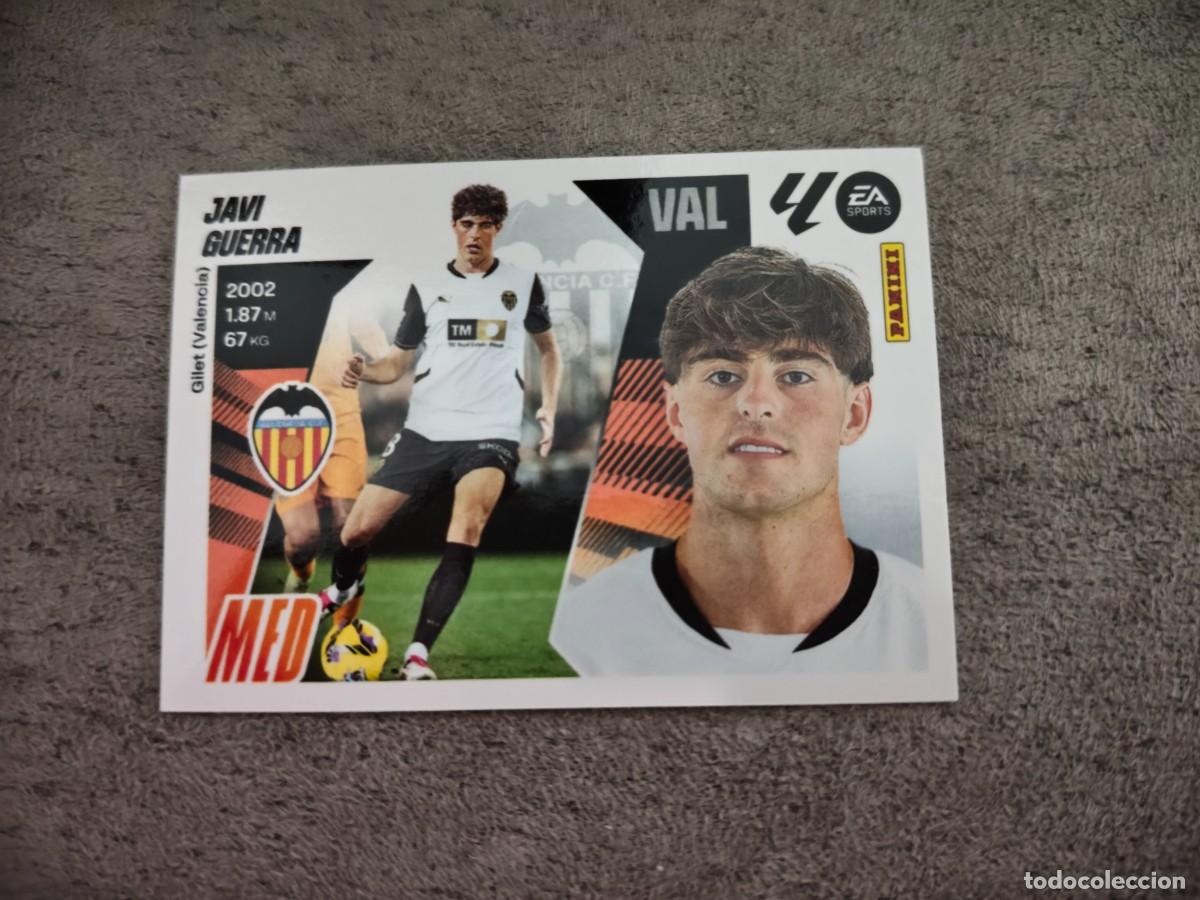Cromos de f&uacute;tbol: Cromo 15 JAVI GUERRA VALENCIA CF. Colecci&oacute;n LALIGA F&uacute;tbol 2025-2026 PANINI Nuevo