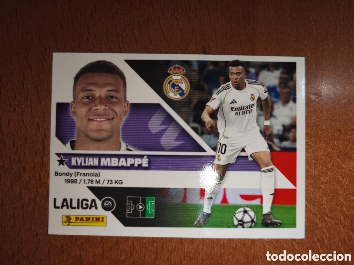 Cromos de f&uacute;tbol: Mbappe n&deg;20 liga este 26/27 Real Madrid