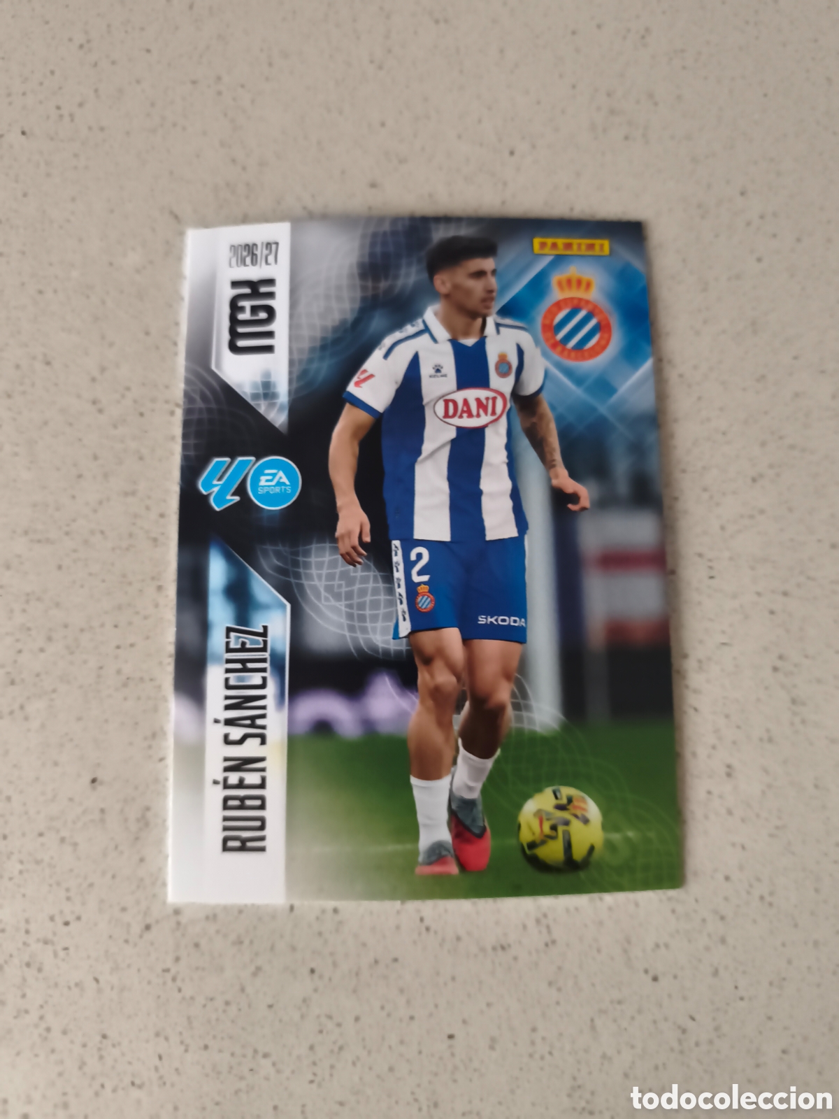 Cromos de f&uacute;tbol: CARTA N&Uacute;MERO 167 RUB&Eacute;N S&Aacute;NCHEZ ESPANYOL. MEGACRACKS 26/27. PANINI.