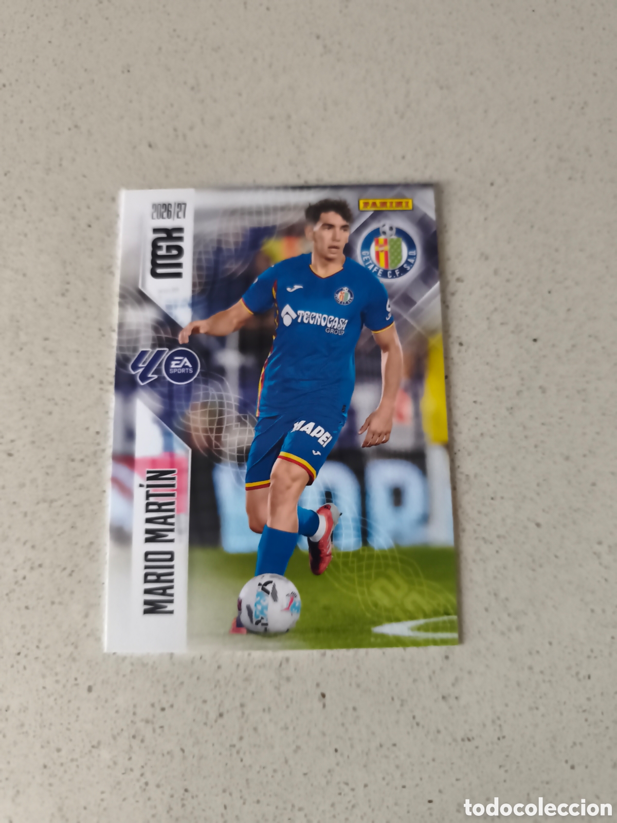 Cromos de f&uacute;tbol: CARTA N&Uacute;MERO 190 MARIO MART&Iacute;N GETAFE. MEGACRACKS 26/27. PANINI.