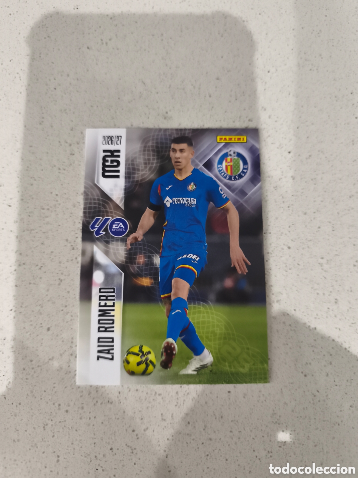 Cromos de f&uacute;tbol: CARTA N&Uacute;MERO 188 ZAID ROMERO GETAFE. MEGACRACKS 26/27. PANINI.