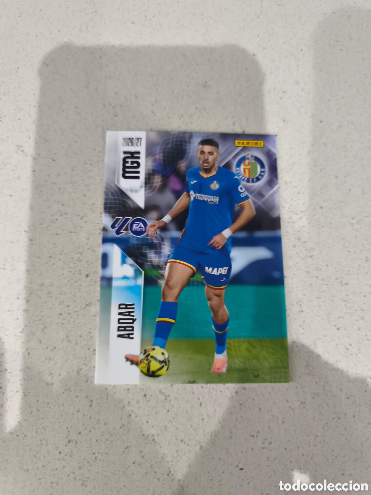 Cromos de f&uacute;tbol: CARTA N&Uacute;MERO 187 ABQAR GETAFE. MEGACRACKS 26/27. PANINI.