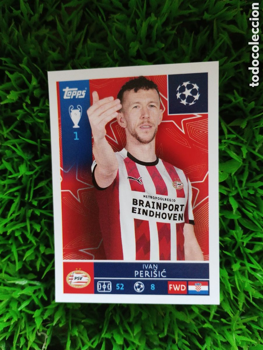 Cromos de f&uacute;tbol: Perisic Psv Eindhoven Champions League 25-26 # 378 NUNCA PEGADO