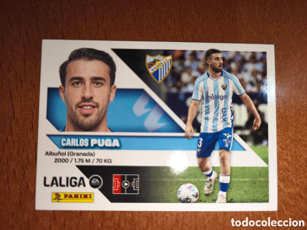 Cromos de f&uacute;tbol: Puga n&deg;5 liga este 26/27 M&aacute;laga