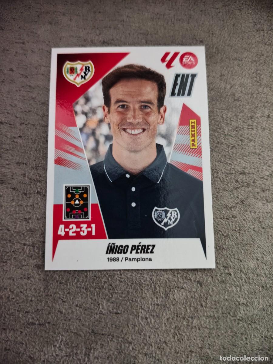 Cromos de f&uacute;tbol: Cromo 2 I&Ntilde;IGO P&Eacute;REZ RAYO VALLECANO. Colecci&oacute;n LALIGA F&uacute;tbol 2025-2026 PANINI Nuevo