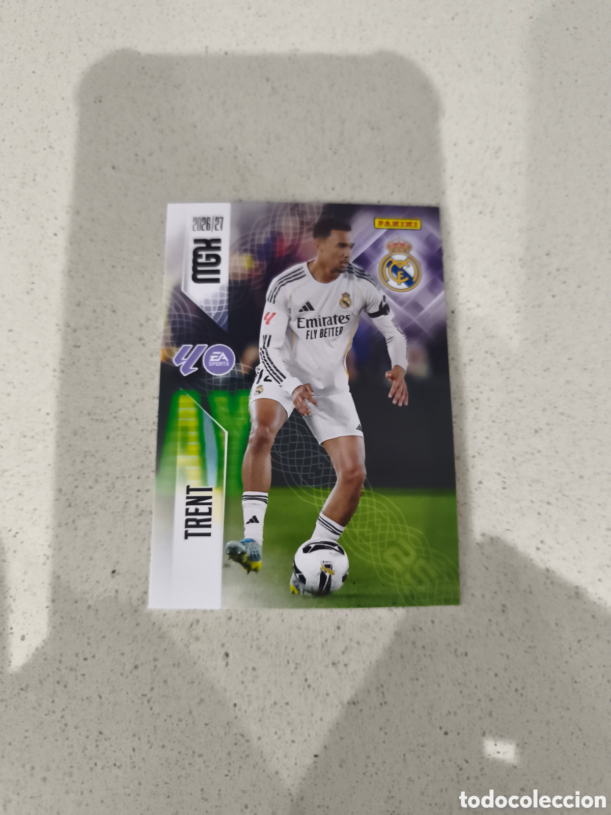 Cromos de f&uacute;tbol: CARTA N&Uacute;MERO 220 TRENT REAL MADRID. MEGACRACKS 26/27. PANINI.