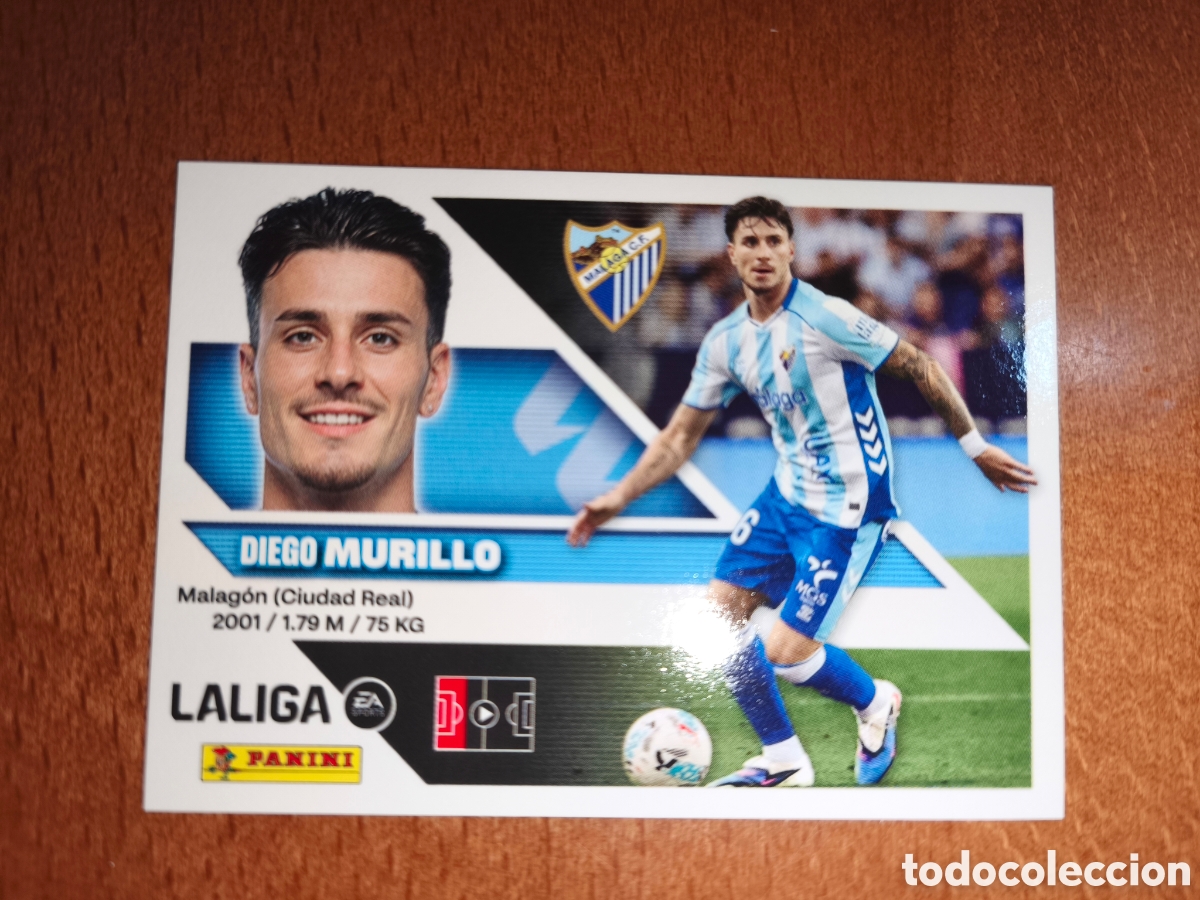 Cromos de f&uacute;tbol: Murillo n&deg;6 liga este 26/27 M&aacute;laga